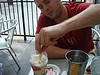 French fries with milkshake