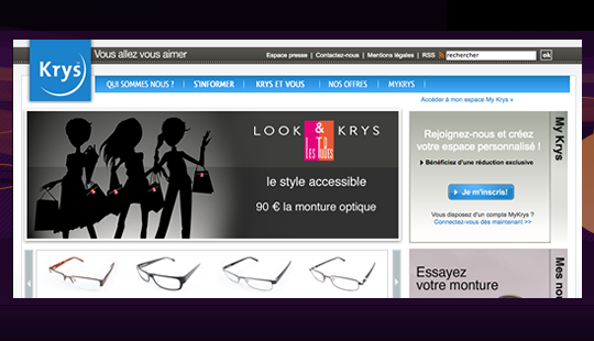 Krys.com : une campagne interactive full-service avec des performances record