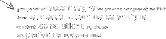 groupeReflect accompagne les grandes marques et les PME dans leur essor du commerce en ligne, adaptant les solutions logicielles aux performances attendues