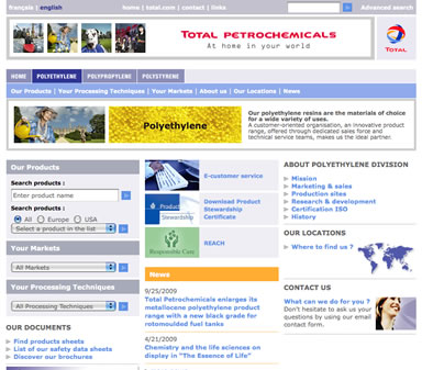 illustration Total - Petrochemicals